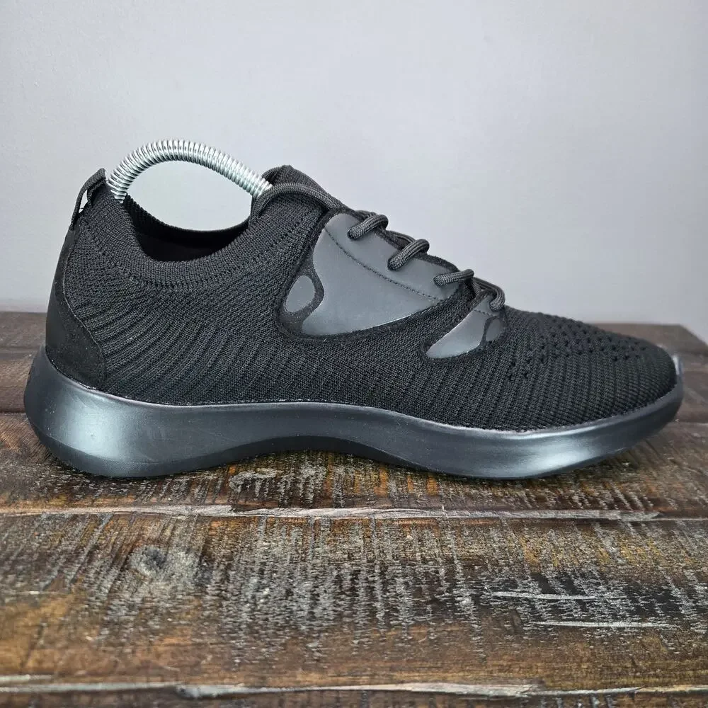 NEW Vessi Everyday Move Sneaker Womens Size 9 Waterproof Shoes Onyx Black Black